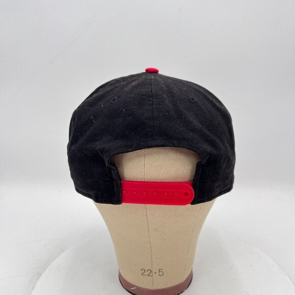 Chicago Bulls New Era Fits Hardwood Classic NBA Black Red Snapback Hat - Picture 5 of 13